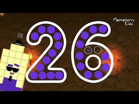 Numberblocks 26 Magic Run - Numberblocks Twenty Six Adventure | Number Counting Go Explore