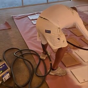 13K views · 155 reactions | Nice work by The Painters Palette using the #graco FinishPro HVLP 9.5 on these cabinet doors. ・・・ Here’s a video of us finishing the kitchen cabinet doors. Using the best tool for the job Graco Contractor Sprayers FinishPro HVLP 9.5 #gracopaintsprayers #finishpro #professionalpainters #paintingcontractor #sherwinwilliams #thepainterspalette #licensed #insured #florida #capecoral #freestimates☎️ #calltoday | Graco Inc. | Facebook