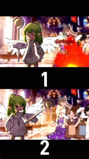 "1 VS 2" 🥀🖤🙏 #gacha #gacahedit #gachastory #1vs2 #fyp