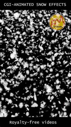 Snow Effects - CGI and Animated - compilation