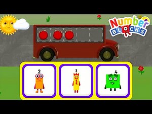 Numberblocks World App | The Numberblobs takes the bus | Learn to Count with the Numberblocks