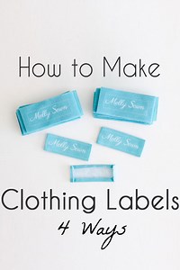 How to Make Clothing Tags - 4 Options