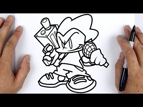 HOW TO DRAW PICO | Friday Night Funkin (FNF) - Easy Step By Step Tutorial For Beginners