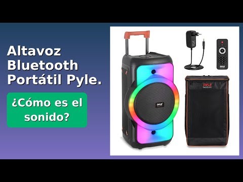 RESEÑA (2025) : Altavoz Bluetooth Portátil Pyle. DETALLES ESENZIALES