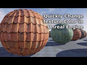 How to Quickly Change Texture Color in Unreal Engine (beginner tutorial by a beginner)