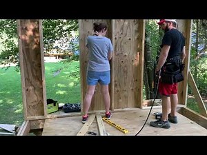 DIY Family Treehouse Ep 4: Framing the Walls of the House
