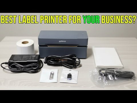 Is This The Best Bluetooth Shipping Label Printer for Small Business? | POLONO PL80E