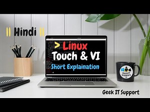 Linux touch & vi Commands Explained in Hindi | Create and Edit Files Easily