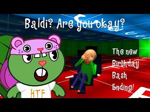 Why Is Baldi Crying - Baldi's Basics Remastered Birthday Bash Ending Gameplay