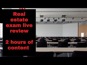 National real estate exam crash course