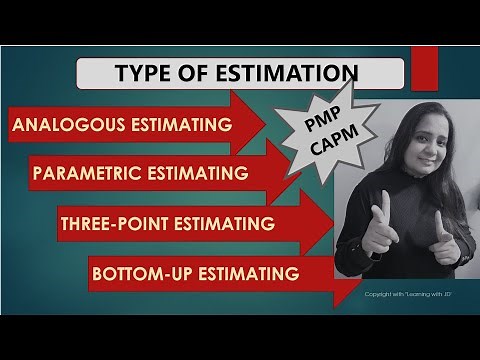Four Types of Estimation Techniques - PMP & CAPM Exam Tips, Project Mangement, PMBOK, PMI