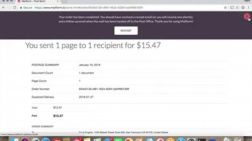 Wondering how to send a letter in the mail? Use Mailform and send a letter right from your computer.