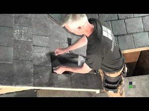 Part 7 - Slate Repair - Greenstone Slate / SlateTec slate roof Installation system video series