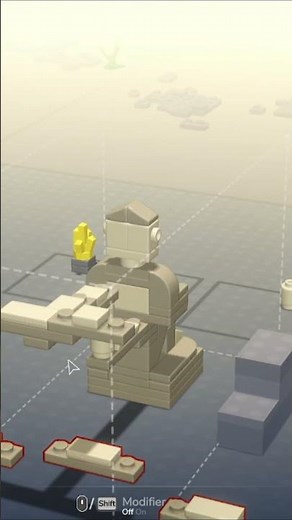 Simple LEGO Build Level 6 – Easy LEGO Statue and Torch Assembly