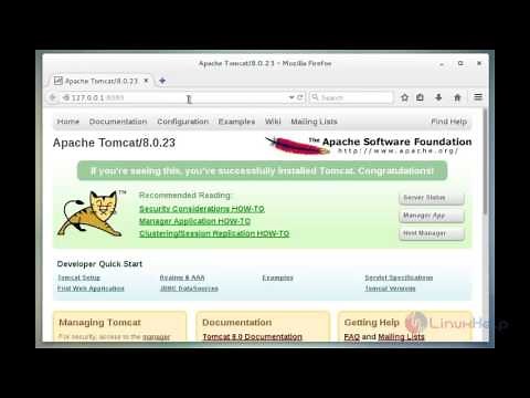 How to install and Configure Apache Tomcat 8.0.23 in Linux