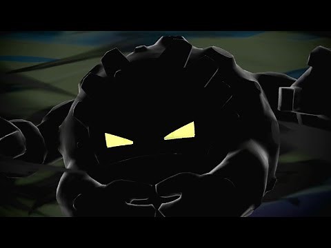 Geodude evolving into Graveler | Pokémon Legends: Arceus