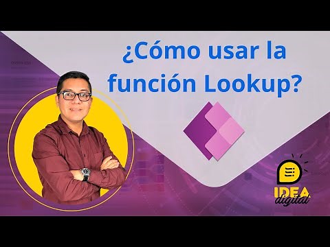 Cómo usar la función Lookup en Power Apps