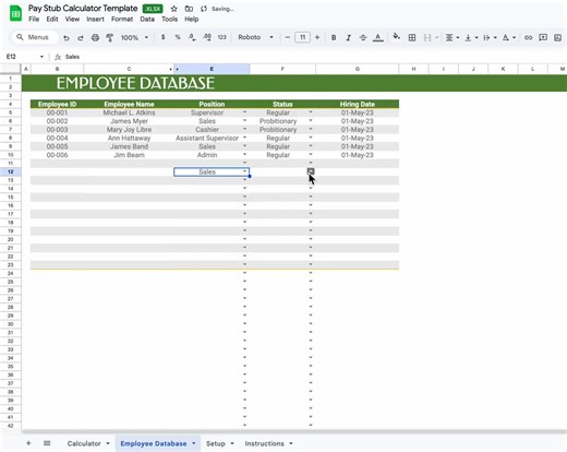 Pay Stub Calculator Canva Template for Payroll Management, Employee Salary Breakdown, Wage Slip, Small Business Accounting Tool - Etsy UK