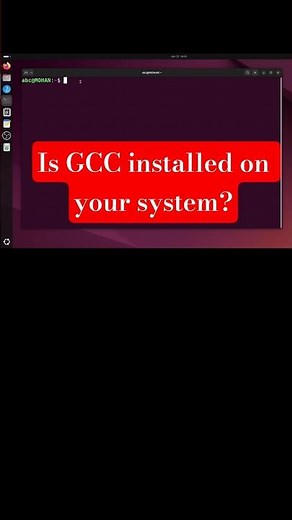Coding in C ? Check gcc version in 1 Command 🔥 #linux #ubuntu #coding #tutorial #shorts #gcc