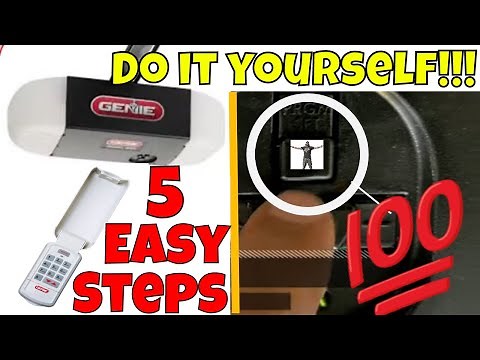 Program a Genie Keypad GKR Intellicode Garage Door Opener | Super Easy