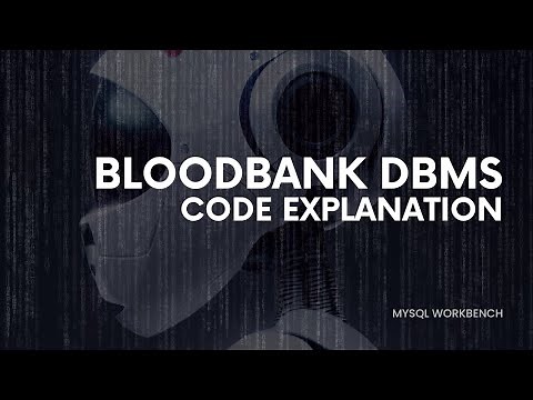 Blood Bank Donation Database Management System (DBMS Project) | Part 1 - Code Explanation
