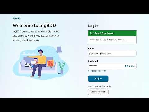 myEDD Registration and Overview