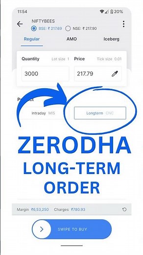 How to Buy Long-Term Shares in Zerodha? Explained in 60 Seconds #yourtradeguide