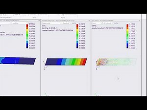 Creo Simulate |Cantilever Beam | Structural Analysis