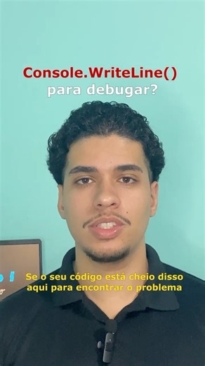 Você ainda usa Console.WriteLine para Debugar? #shorts #csharp #debugging #dotnet #visualstudio #dev