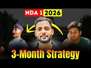 NDA 1 2026 Strategy | Complete Study Plan for Beginners | 3 Months Powerful Study Plan #strategy