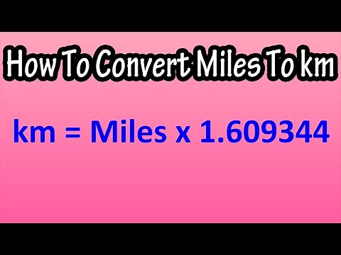 How to Convert Miles to Kilometers