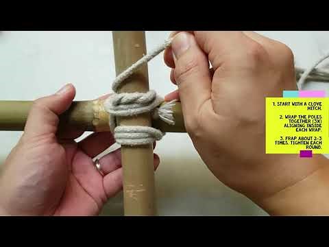 How to Tie the Square Lashing