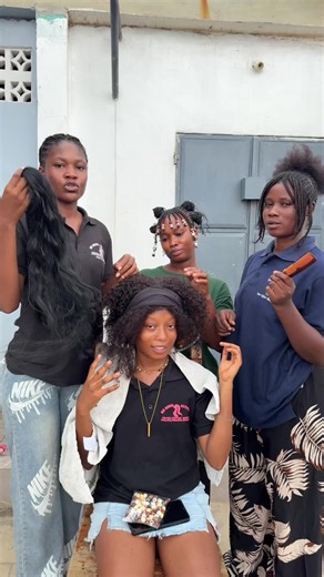 Formation tresse : mes filles en action à Cotonou