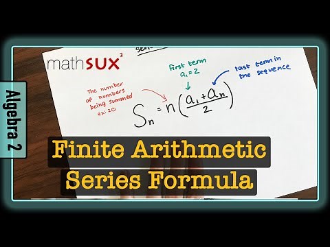 Arithmetic Sequence Formula Sum