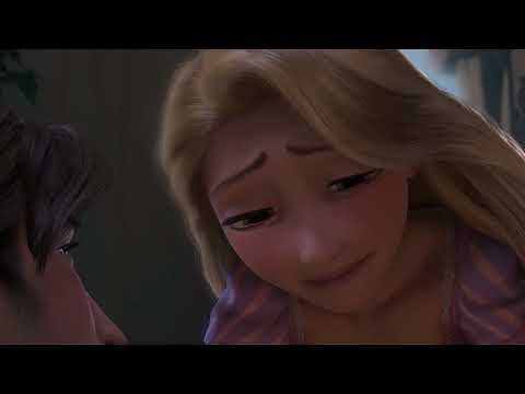 Tangled(HD-1080) - Eugene saves Rapunzel from life time slavery of Gothel by cutting her hairs #021