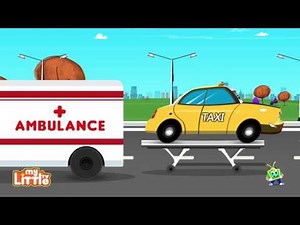 Ambulance uses in Car City | Cartoons for Children - Songs for Kids