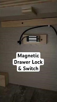 I Built a Magnetic Drawer Lock