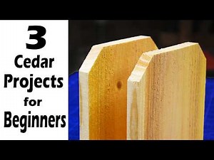 3 DIY Cedar Projects That Look AMAZING (for Beginners)