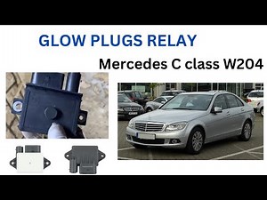 Glow plugs relay location and replacement Mercedes (2007-2015) W204 W212 W463 X164 GL ML