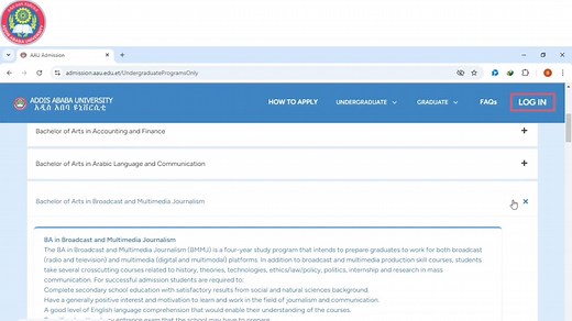25K views · 521 reactions | Step-by-step guide: Undergraduate Admissions portal.aau.edu.et | Addis Ababa University | Facebook