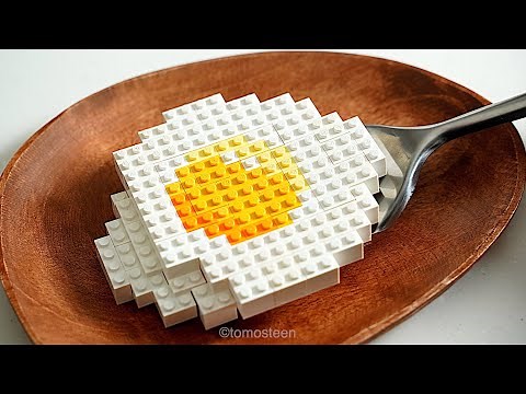 Lego Breakfast with Super Mario - Lego In Real Life 14 / Stop Motion Cooking & ASMR