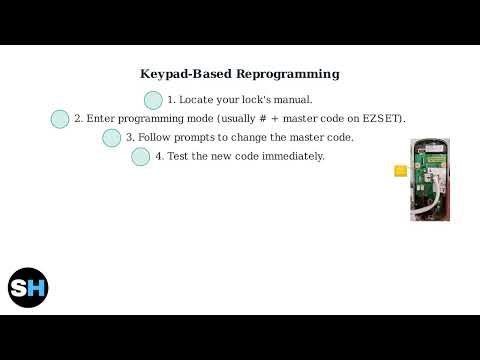 How To Change Programming Code On BRINKS Or EZSET Digital Deadbolt - Full Guide