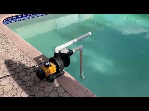 Solar pool pump demo