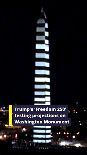 WTOP News on Instagram: "To commemorate America’s 250th birthday in 2026, the Washington Monument will have a projection show and an illumination of a 250-foot birthday candle beginning on New Year’s Eve. It is part of a six-night event, from Dec. 31 through Jan. 5, that will illuminate the monument with projections of stories about how America was discovered, its independence and future. Comment 'LINK' to get the full story sent to your inbox. (🎥: @7newsdc)"