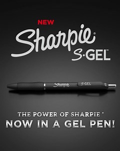 Vivid ink with no smear and no bleed technology, in a sleek, contoured design. That’s the power of Sharpie, in a gel pen. | Sharpie