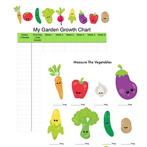 Kids Gardening Math: Growth & Measurement