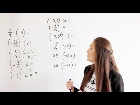 Cara Membagi Pecahan dan Desimal | Membagi Pecahan dengan Tanda Minus