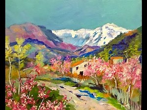 Painting an Italian Spring Landscape with Ginger Cook