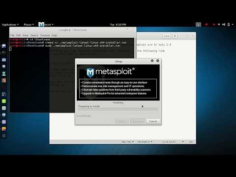 How to install Metasploit in Kali Linux #Tutorial