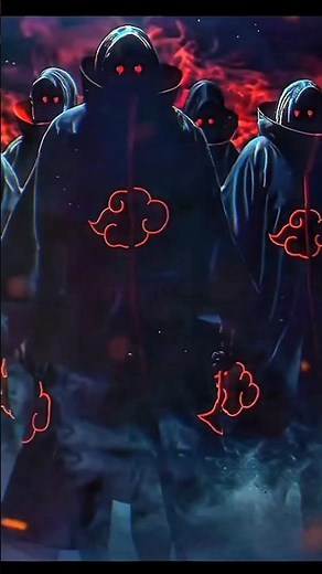 "Akatsuki: The Most Feared Group in Anime History!"#Anime #Naruto #akatsuki #narutoshippuden